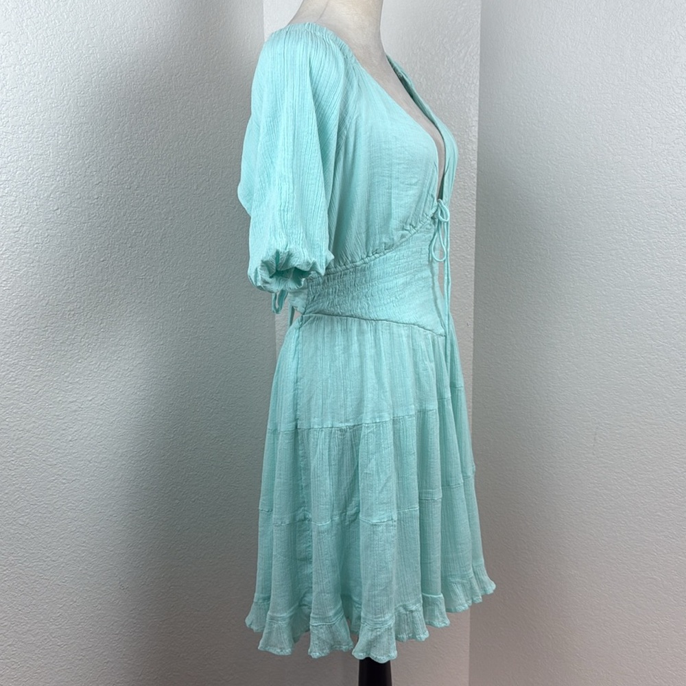 Free People Perfect Day Mini in Clear Skies Size Large NWT - Picture 9 of 15
